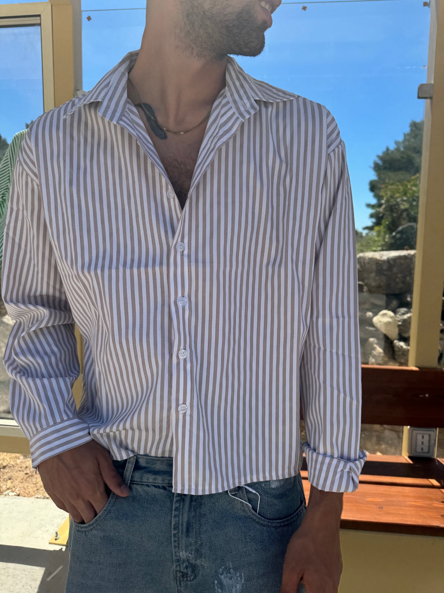 MILLERIGHE CROP BEIGE