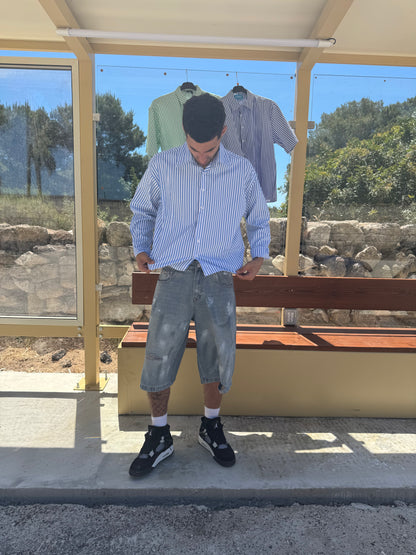 MILLERIGHE CROP BLUE