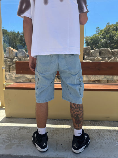 LIGHT DENIM CARGO R1
