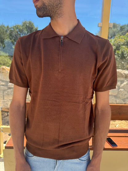 POLO CON ZIP