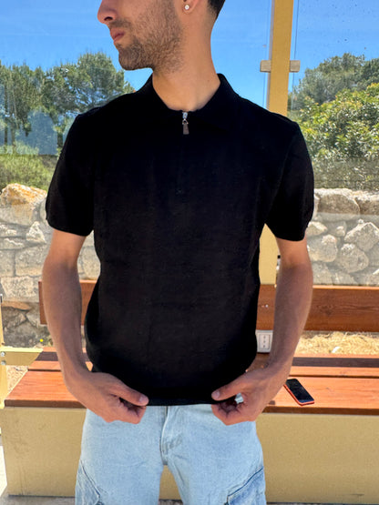 POLO CON ZIP