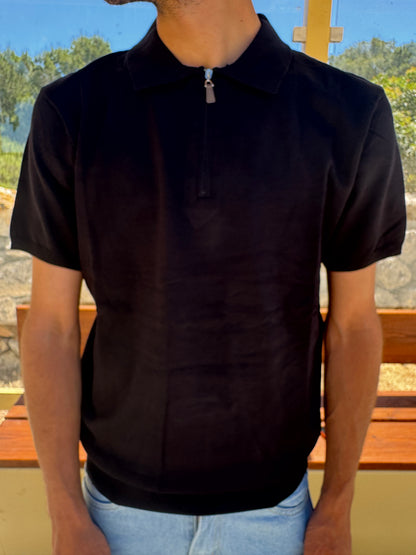 POLO CON ZIP