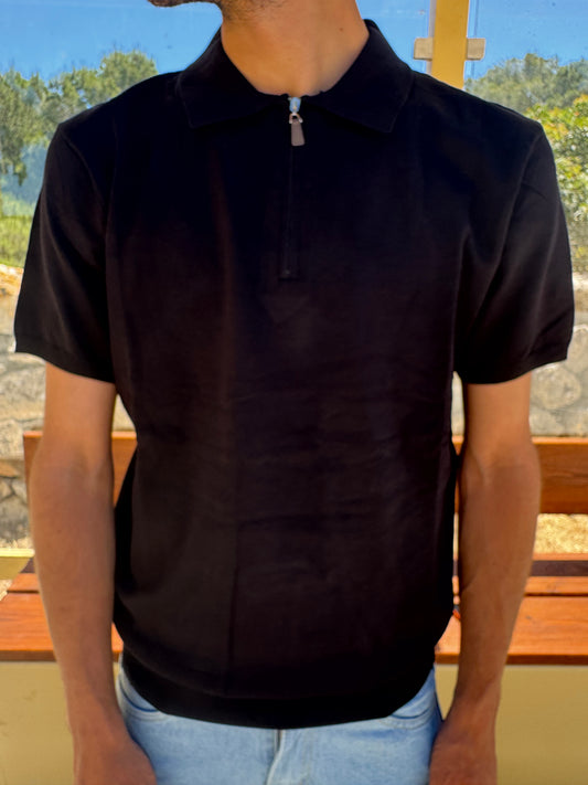 POLO CON ZIP