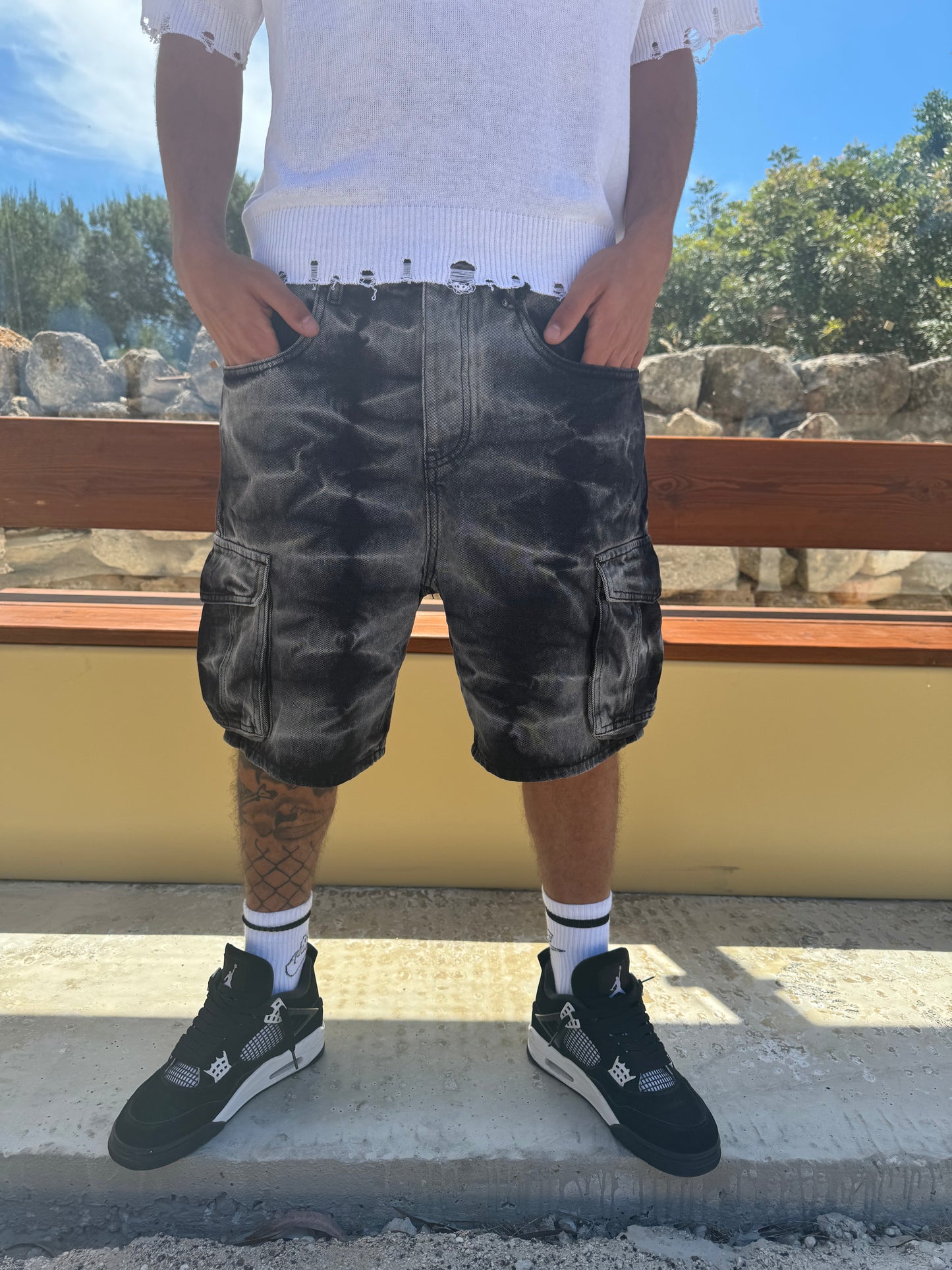 TYE-DYE CARGO-DENIM R5