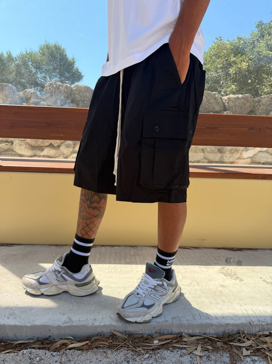 CARGO TYE-DYE BLACK – vista laterale